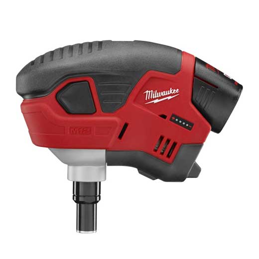 Milwaukee 2458-21 M12™ Cordless Lithium-Ion Palm Nailer Kit side