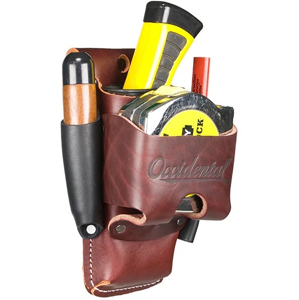 Occidental Leather 5522 Belt Worn Tool & Tape Holder profile view