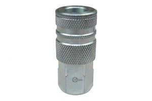 1833BK 3/8" Industrial Coupler, 1/4" FPT