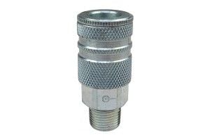 1834BK 3/8" Industrial Coupler, 1/4" MPT