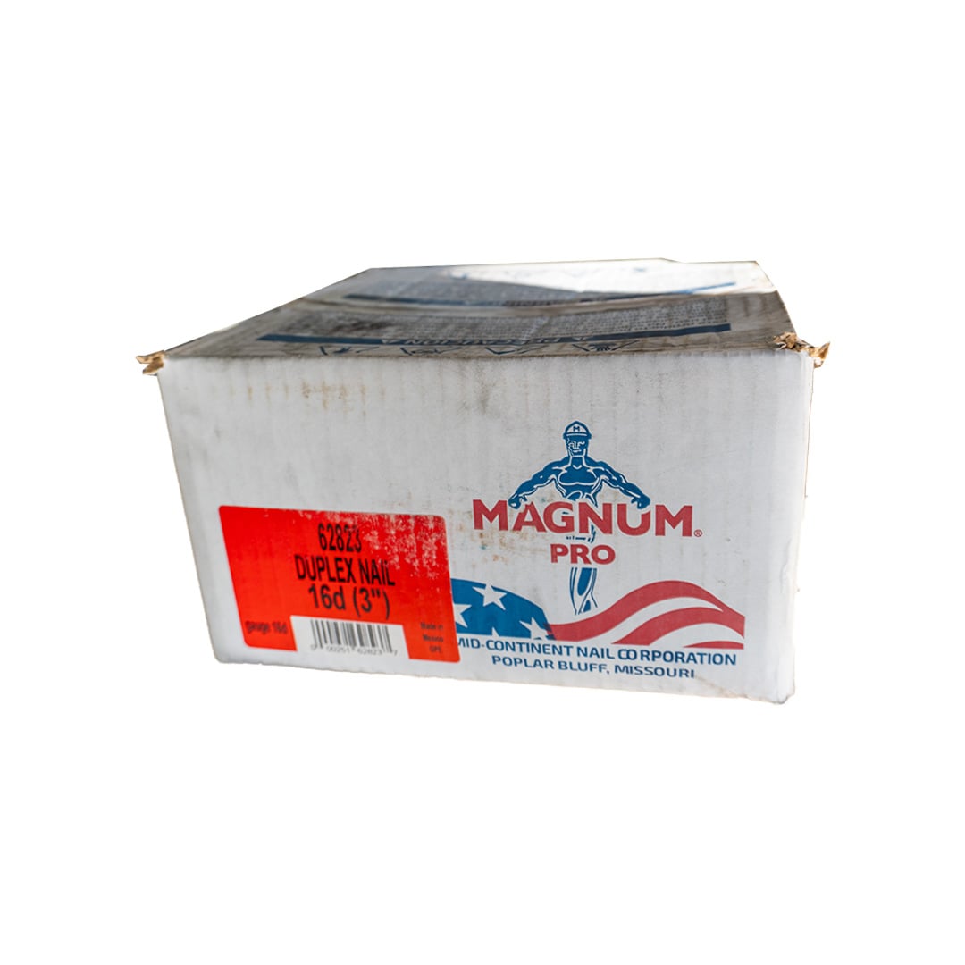Magnum Pro 16D 3" Smooth Bright Duplex Scaffold Nail 50lb. box