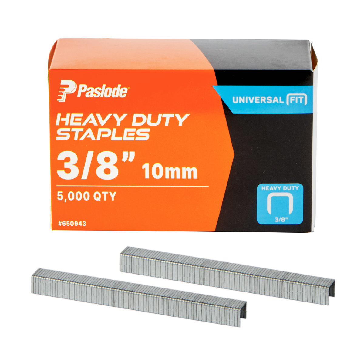 20 Gauge Heavy-Duty 3/8" Crown x 3/8" Leg Galvanized Staple 650943
