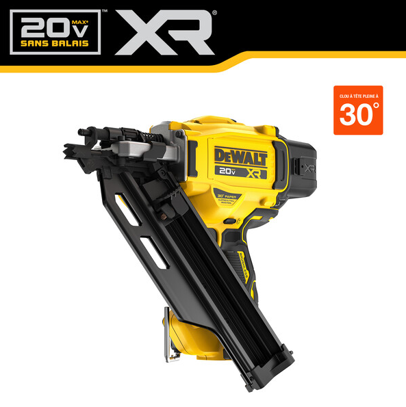 Dewalt DCN930P1 20V MAX Cordless 30-Deg Framing Nailer