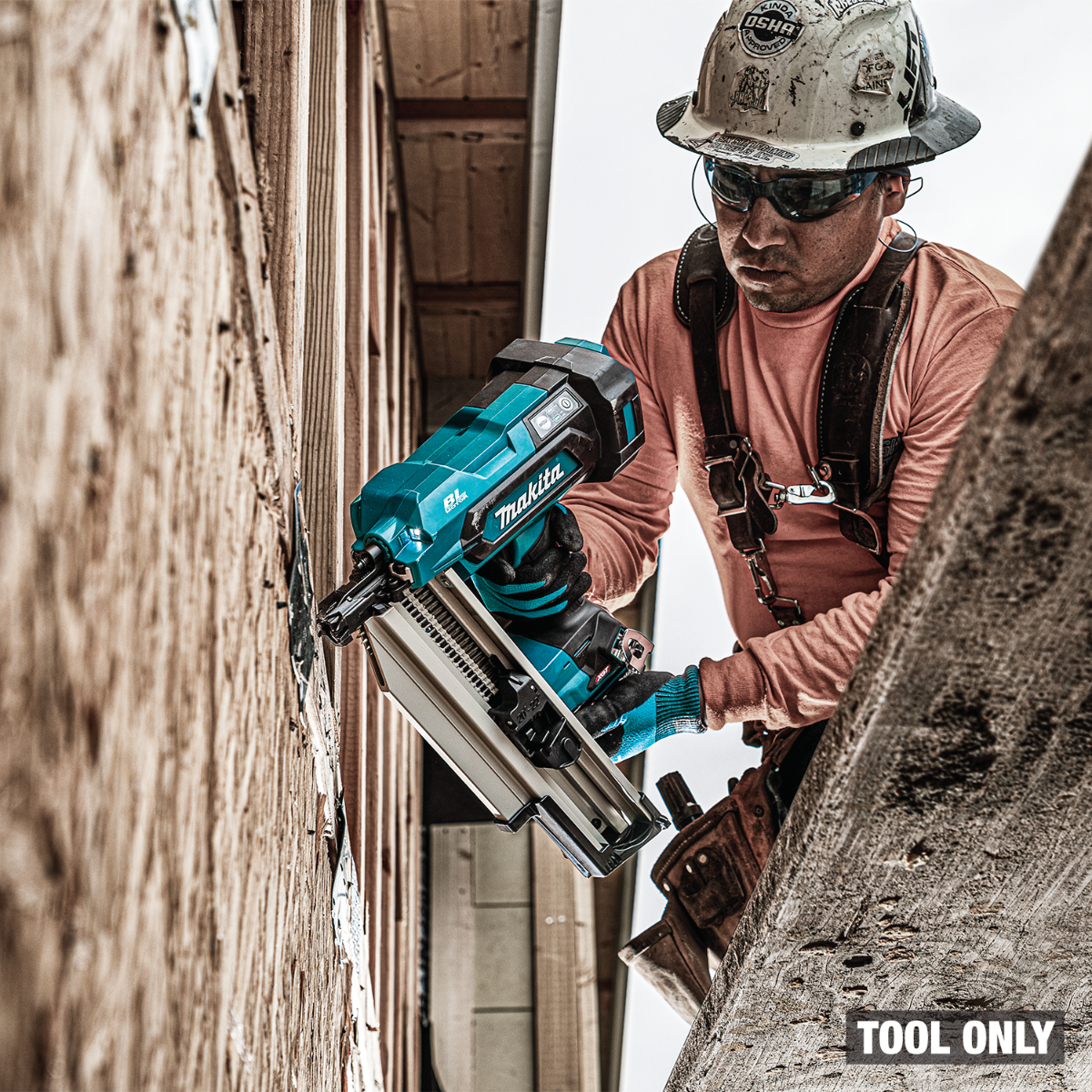 Makita GNB02Z 40V Max XGT Brushless 21-Degree Full Round Head Framing Nailer environmental