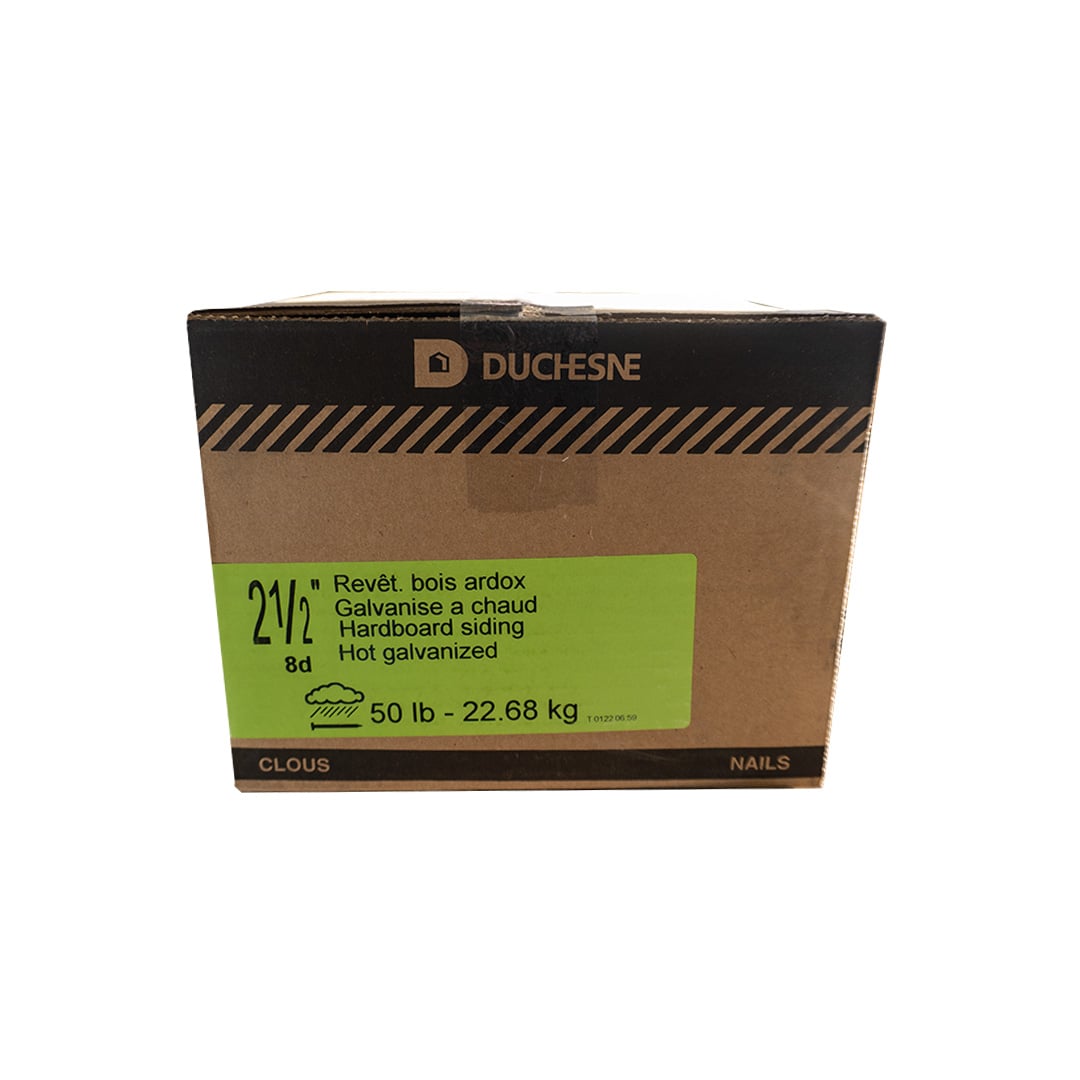 8D 2-1/2" Spiral Hot Dipped Galvanized Siding Nail