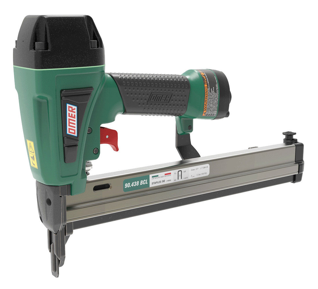 Omer 90.438BCL 18 Ga. Narrow Crown Stapler, 5/8" to 1-9/16"