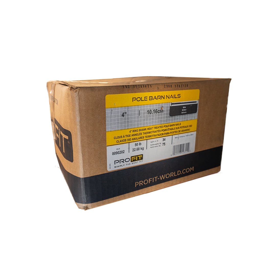 Pro-Fit 20D 4" Ring Brite Pole Barn Nail box