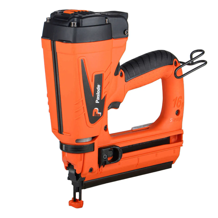 Paslode IM250S-Li Straight Li-Ion Cordless Finish Nailer downward angle