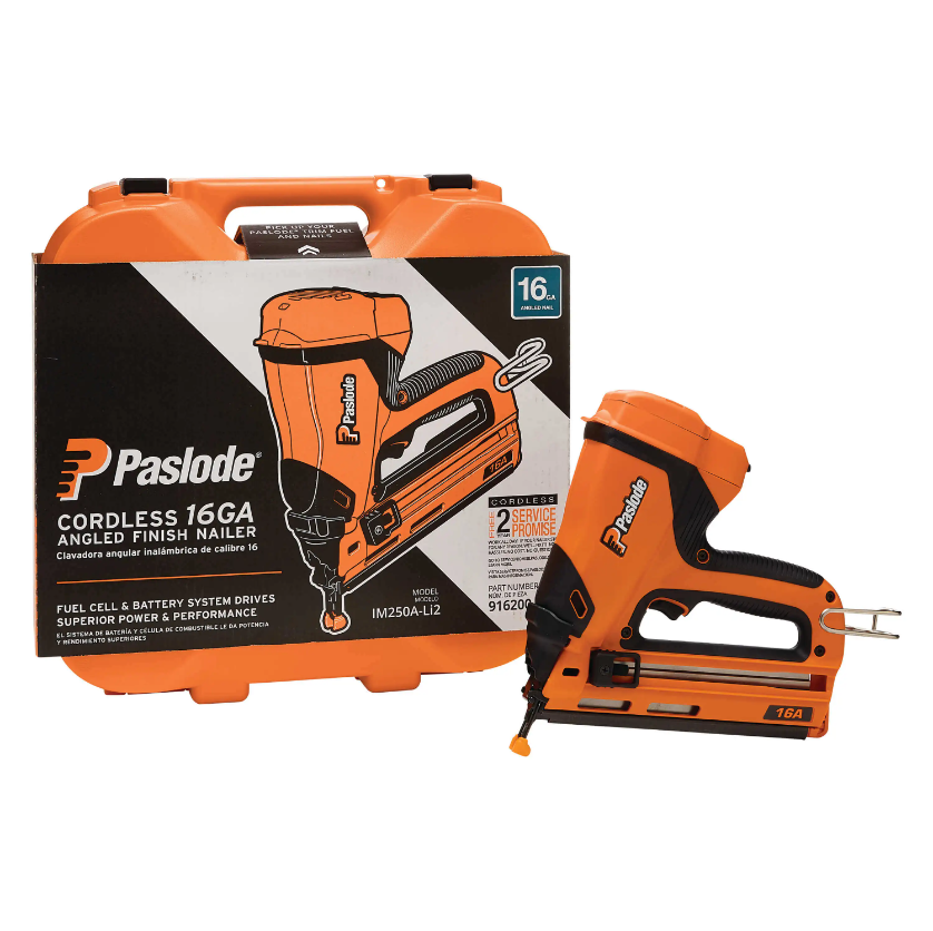 Paslode IM250A-Li2 Lithium Ion Cordless Finish Nailer 916200 case