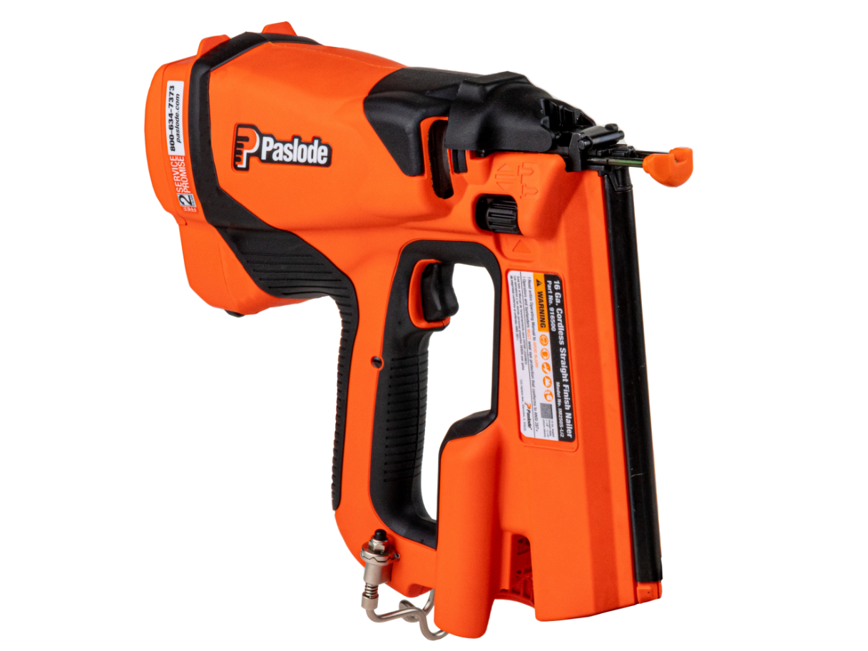 Paslode IM250S-Li2 16-Gauge Straight Cordless Finish Nailer angle view