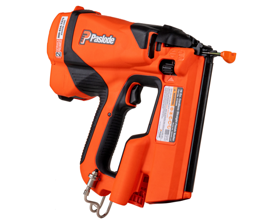 Paslode IM250S-Li2 16-Gauge Straight Cordless Finish Nailer angle tilt