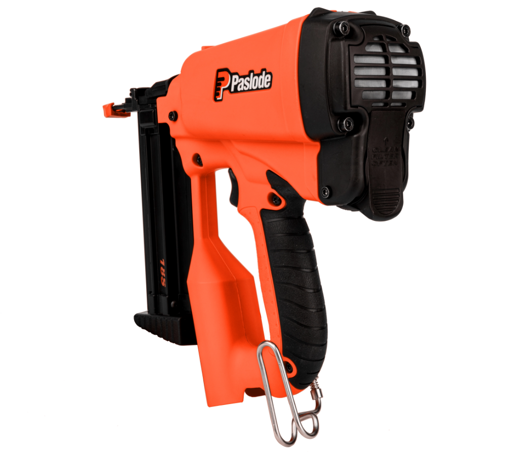 Paslode CT200S24 Cordless 18 Ga Brad Finish Nailer 2-Strip back angle view