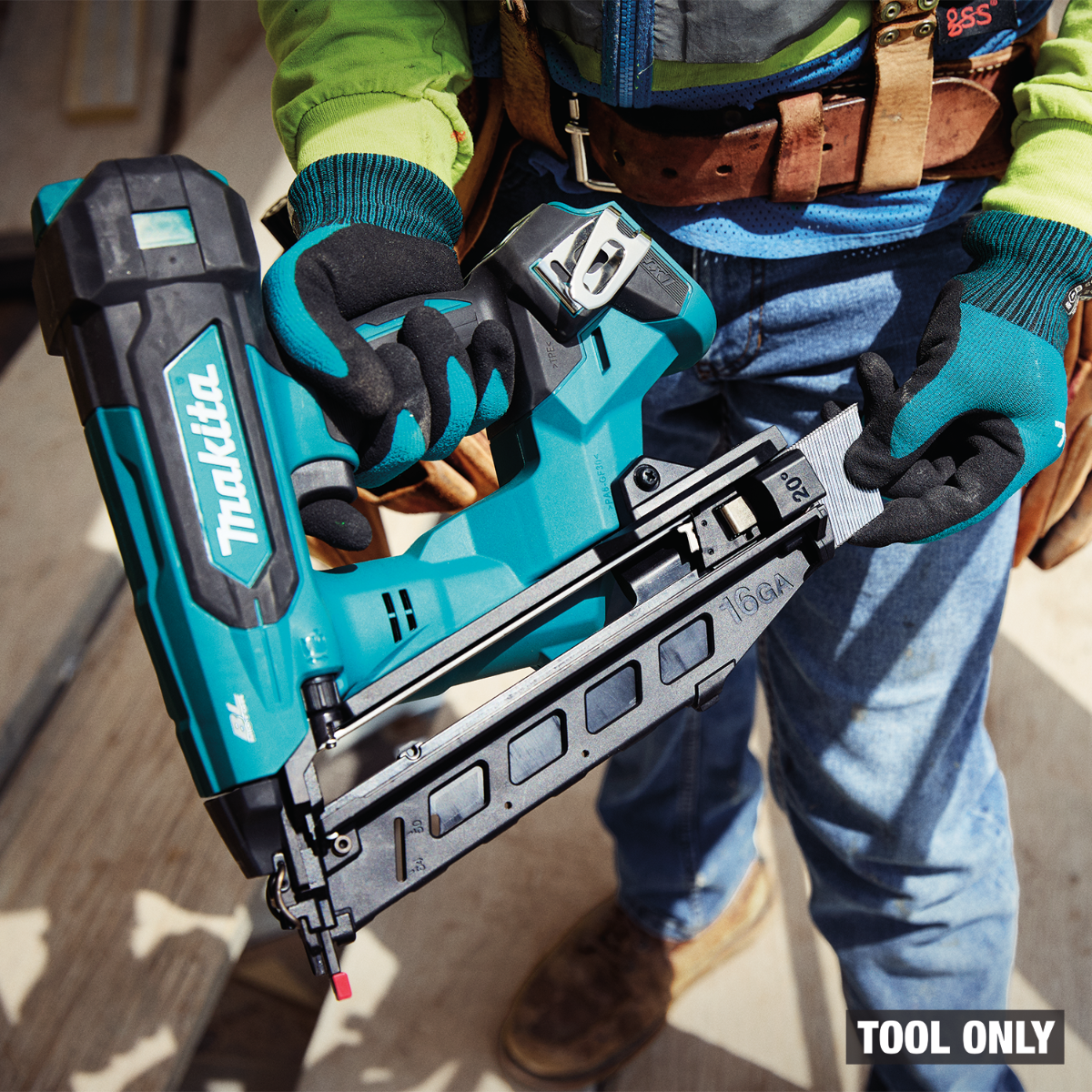 Makita XNB06Z 18V LXT Brush1less 16 Gauge Angled Finish Nail Gun