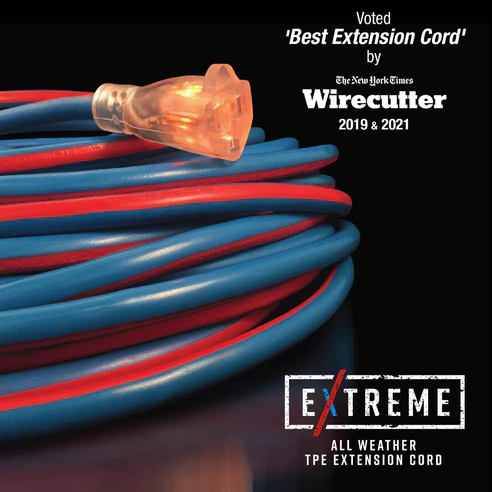 Voltec 99050 12/3 Gauge 50' Extreme All-Weather Extension Cord best voted cord