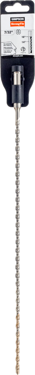 7/32” x 16” Simpson Strong-Tie MDPL02116 SDS-plus Drill Bits 2 cutter