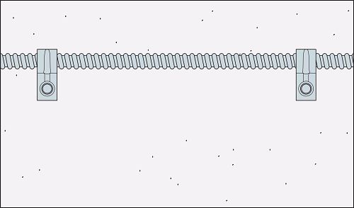 Simpson Strong-Tie PBXDP-100 PBXDP Powder-Actuated BX Cable Strap installation