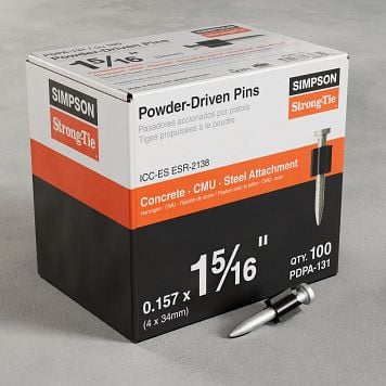 0.157”x 1-5/16” Simpson Strong-Tie PDPA-131 PDPA Powder-Driven Pin package