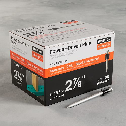 0.157” x 2-7/8” Simpson Strong-Tie PDPA-287 PDPA Powder-Driven Pin package
