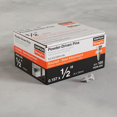0.157” x 1/2” Simpson Strong-Tie PDPA-50K PDPA Powder-Driven Pin package