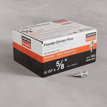 0.157” x 5/8” Simpson Strong-Tie PDPA-62K PDPA Powder-Driven Pin package