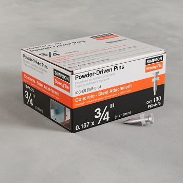 0.157” x 3/4” Simpson Strong-Tie PDPA Powder-Driven Pin box