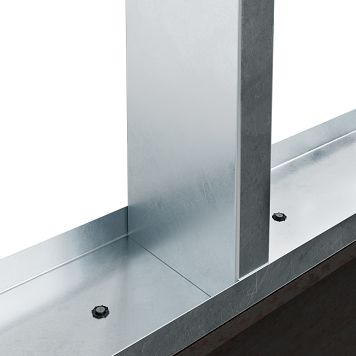 0.157”x 1-1/2” Simpson Strong-Tie PDPA-150 PDPA Powder-Driven Pin l-beam install