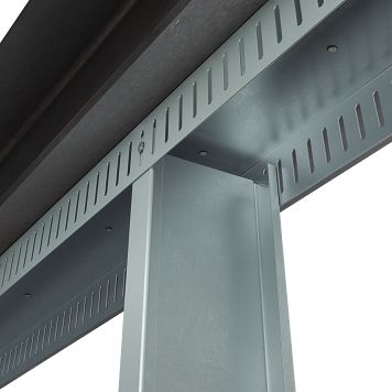 0.157”x 2” Simpson Strong-Tie PDPA-200 PDPA Powder-Driven Pin l-beam install