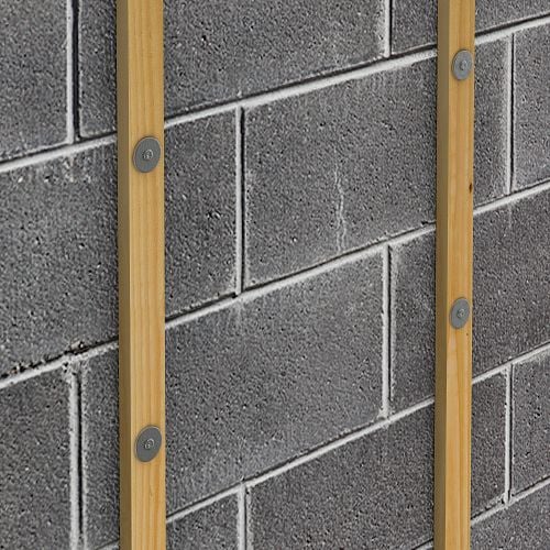 0.157” x 1-1/2” Simpson Strong-Tie PDPAWL-150 PDPAWL Powder-Driven Pin with 1" Washer wood to cmu install