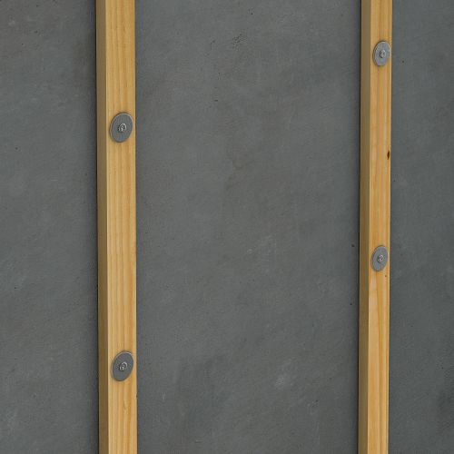 0.157” x 2” Simpson Strong-Tie PDPAWL-200 PDPAWL Powder-Driven Pin with 1" Washer wood to concrete