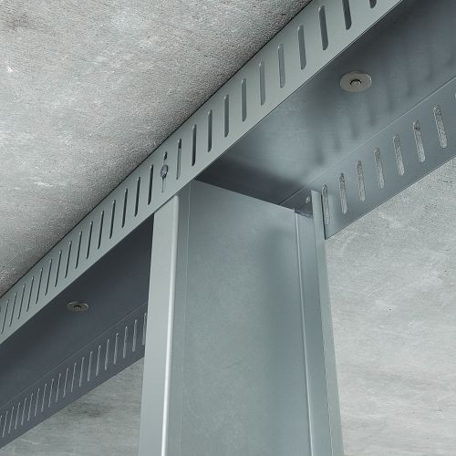 0.157” x 1-1/2” Simpson Strong-Tie PDPAWL-150 PDPAWL Powder-Driven Pin with 1" Washer steel framework to concrete installation l-beam