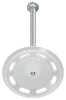0.145” x 2-1/2” Simpson Strong-Tie PINWP-250W PINWP Powder-Actuated Plastic-Washered Pin for Insulation Board