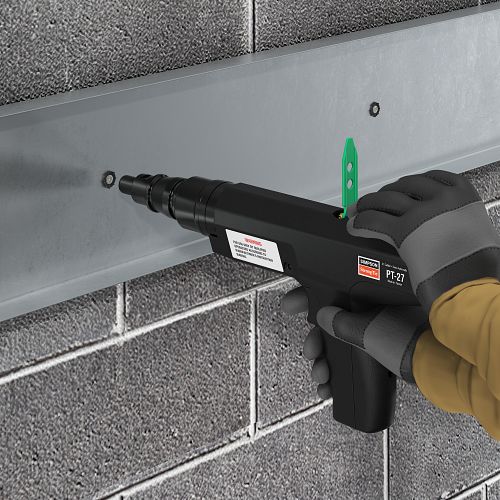 0.157”x 3/4” Simpson Strong-Tie PDPA Powder-Driven Pin steel install with pt-27