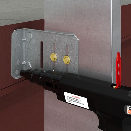 Simpson Strong-Tie PT-27 General Purpose Tool PT-27 and PDPAT Installation — Steel Framing with SCB Clip
