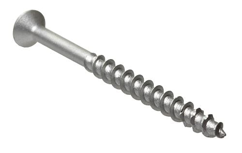 ¼” x 2-¾” Silver Flat Head Simpson Strong-Tie TNTS25234TFB Titen Turbo Concrete Masonry Screw tip
