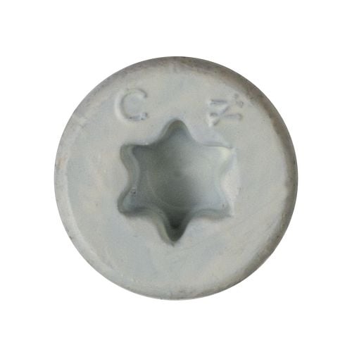 ¼” x 3-¼” White Flat Head Simpson Strong-Tie TNTW25314TF Titen Turbo Concrete Masonry Screw head