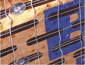 Aerosmith 1-1/4" WF50 Steel Washers Lath Installed
