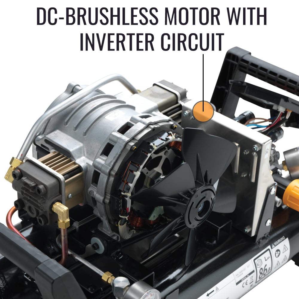 MAX AKHL1260EX PowerLite High Pressure Air Compressor brushless motor