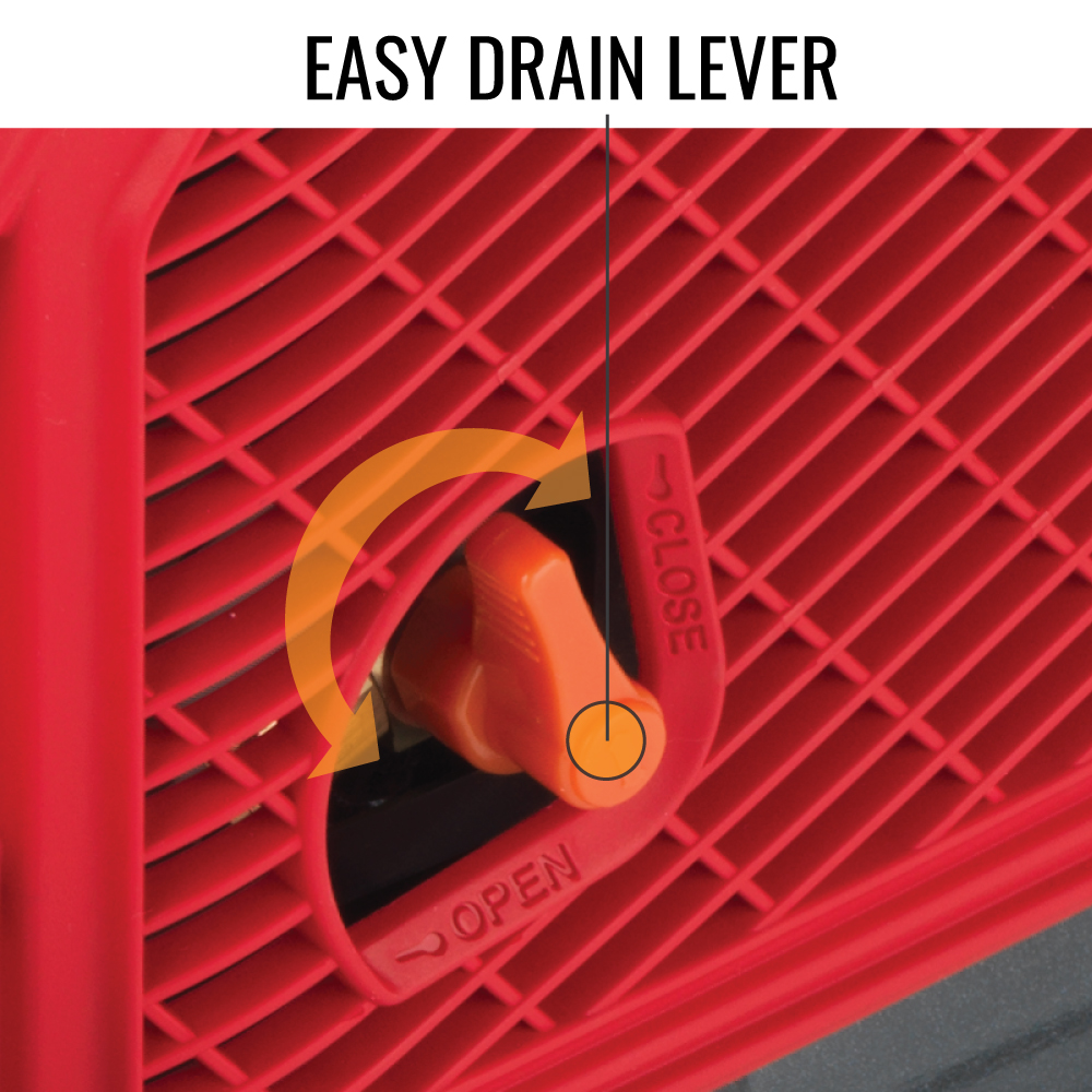 MAX AKHL1260EX PowerLite High Pressure Air Compressor easy drain lever