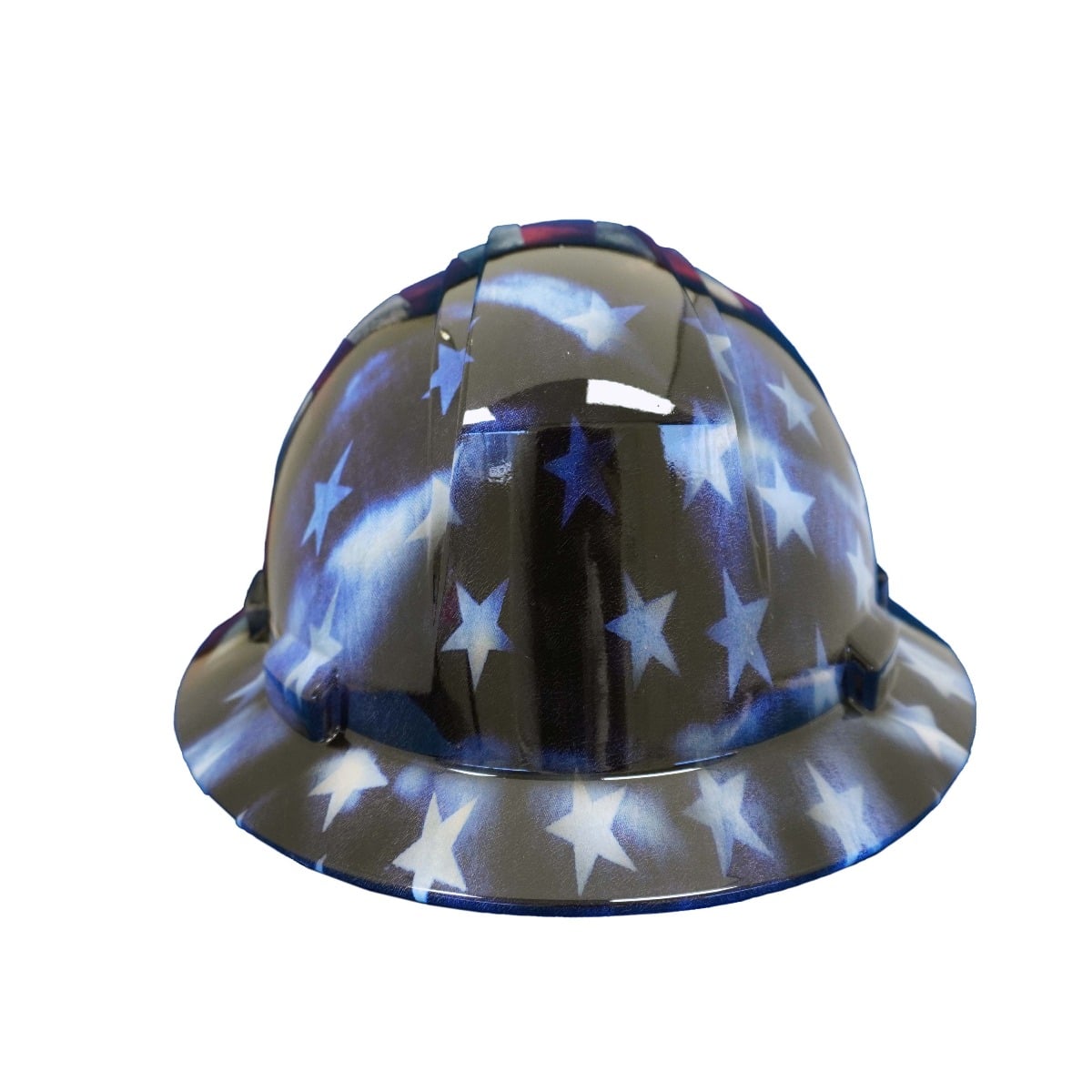 PIP 280-HP641R-AG Dynamic Kilimanjaro Full Brim American Flag Gloss Hard Hat back