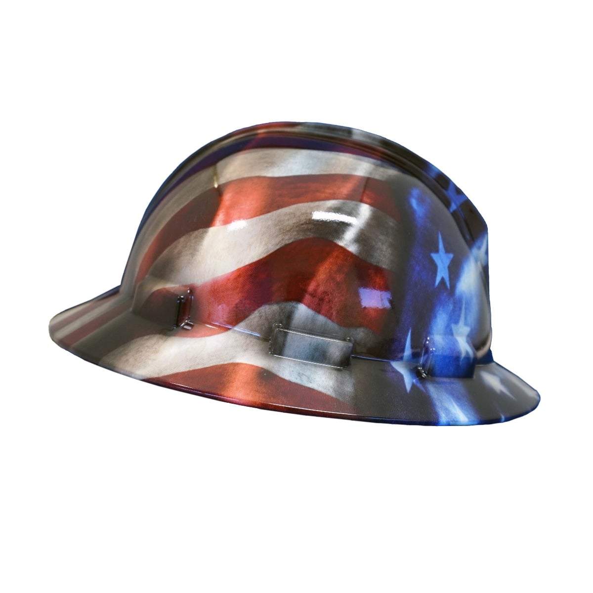 PIP 280-HP641R-AG Dynamic Kilimanjaro Full Brim American Flag Gloss Hard Hat