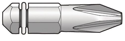 QuikDrive BIT2P-RC3 #2 Phillips Bits, 3Pk.