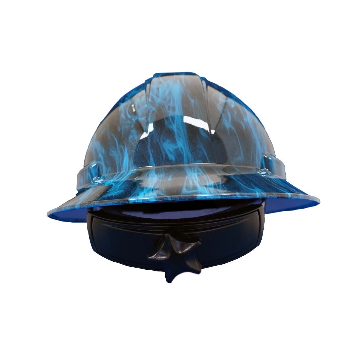 PIP 280-HP641R-BF Dynamic Kilimanjaro Full Brim Blue Flames Hard Hat back