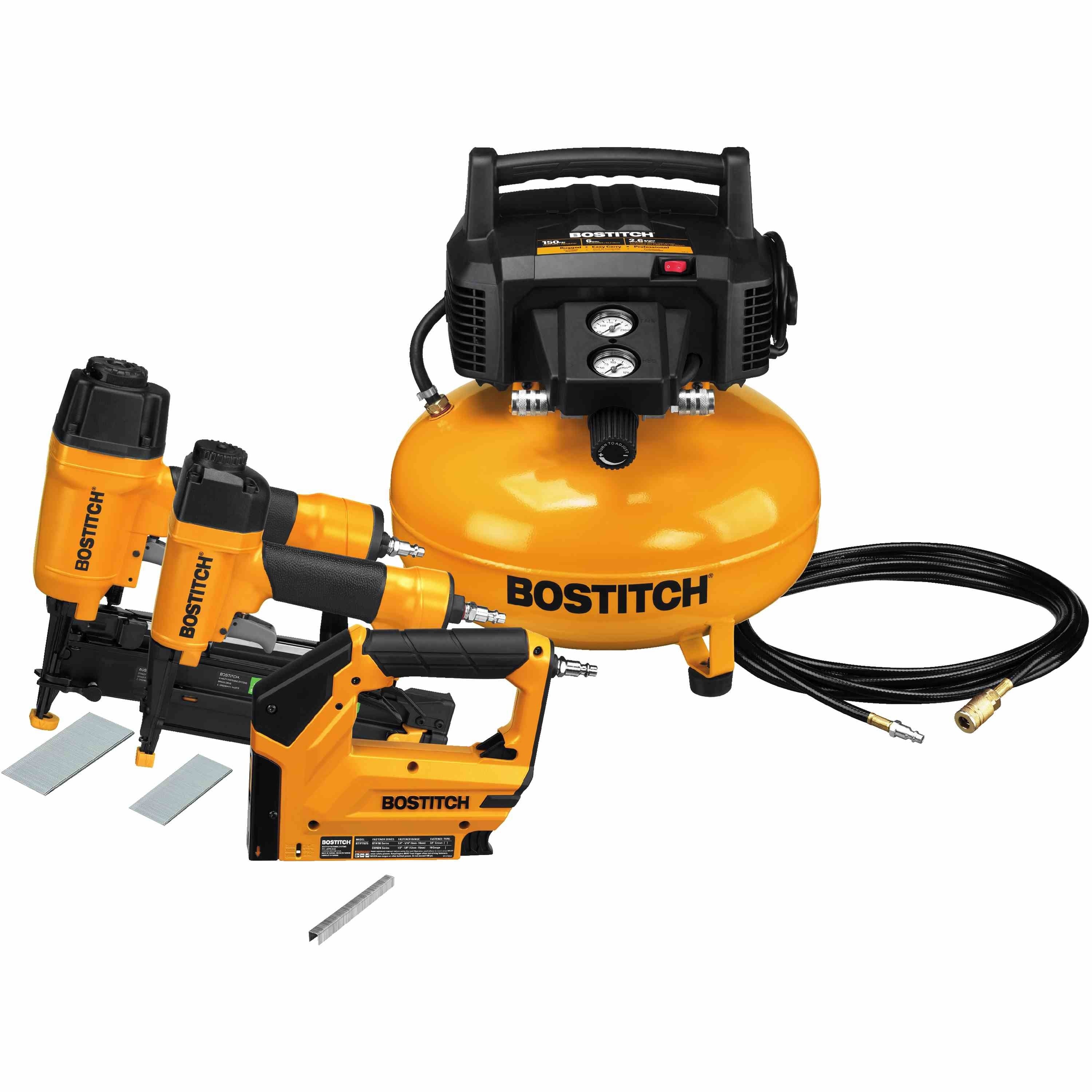 Bostitch BTFP3KIT 3-Tool Combo Kit with Compressor