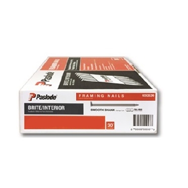 650830 3" x .131 Smooth Shank Brite RounDrive Framing Nails