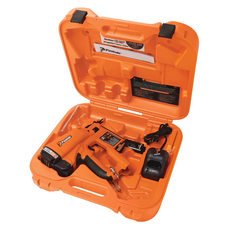 Paslode IM200Li.2 918100 Cordless 18 Ga Brad Finish Nailer with battery and charger