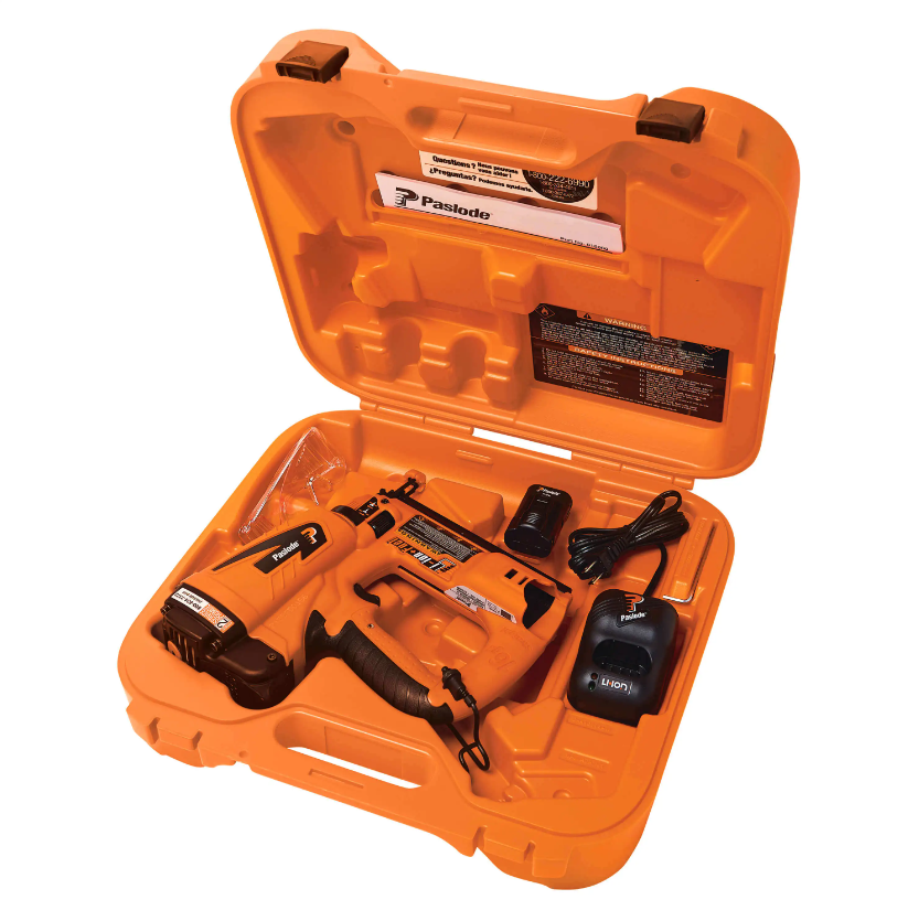 Paslode IM250S-Li Straight Li-Ion Cordless Finish Nailer case components
