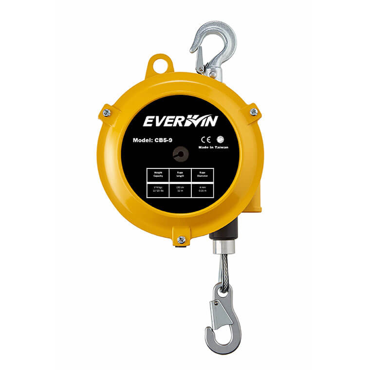 Everwin CB3-5 Industrial 6-11 Lbs. Capacity Counter Spring Balancer Hanger