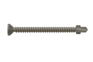 CBSDQ214S #10 x 2-1/4, Steel, #2 Drill Point w/Nibs, Galvanized