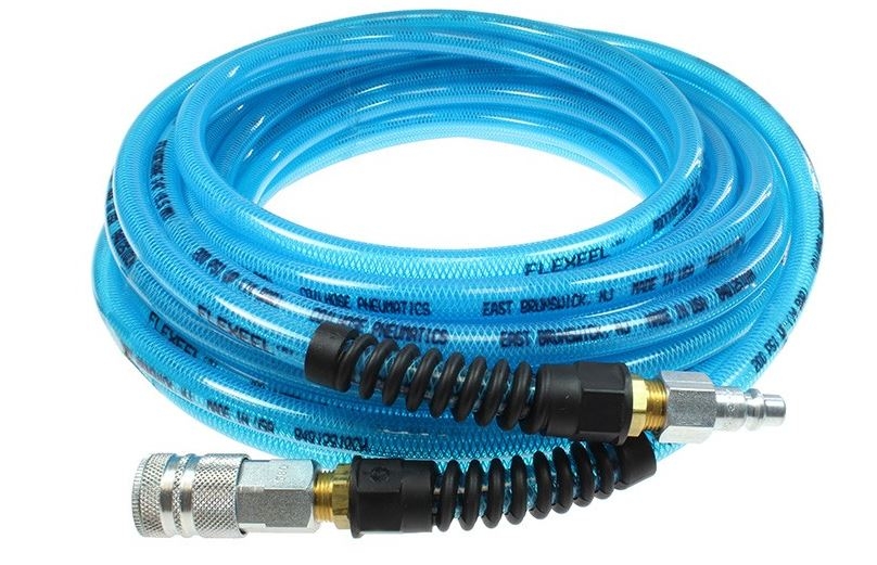Coilhose Flexeel 3/8" x 100 ft. Air Hose w/ Fittings