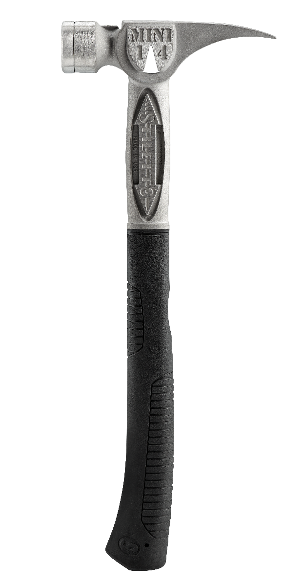 Stiletto TBM14RSC TIBONE Mini 14oz Smooth Face, 16" Curved Handle Framing Hammer straight claw